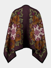 La DoubleJ Bounty Placée Poncho in Virgin Baize Wool