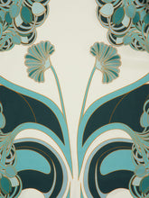 La DoubleJ Mint Silk Printed Foulard