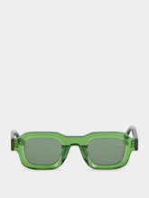 Thierry Lasry Scratchy Green Rectangular Sunglasses