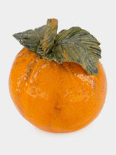 Studio Bongard Medium Large Ceramic Orange Sculpture