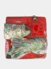Studio Bongard Red Sardine Tile 3D Sculpture