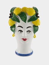 Les Ottomans Handpainted Women Sculpture Vase