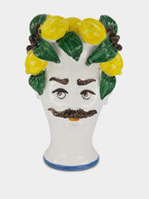 Les Ottomans Handpainted Sculpture Vase