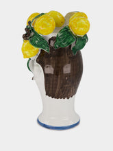 Les Ottomans Handpainted Sculpture Vase