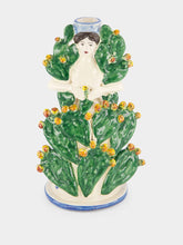 Les Ottomans Hand-painted Ceramic Candleholder