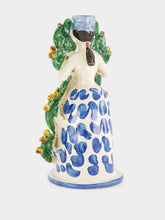 Les Ottomans Hand-painted Ceramic Candleholder