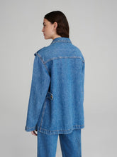 Blazé Milano Blue Denim Sahariana Jacket