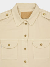 Blazé Milano Nariida Almond Sahariana Denim Jacket