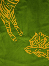 Paula Selene Garden Green Velvet Dress