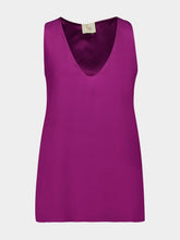 Paula Serena Phlox Silk Tank-Top