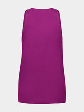 Paula Serena Phlox Silk Tank-Top