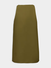 Paula Serena Fir Green Silk Tank-Top