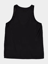 Paula Serena Black Silk Tank-Top