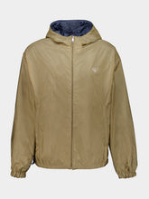 Prada Camel and Aviation Blue Re-Nylon Reversible Jacket