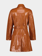 MM6 Maison Margiela Caramel Belted Trench Coat