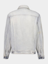 MM6 Maison Margiela Light Blue Distressed Denim Jacket