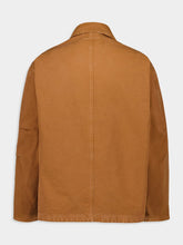 MM6 Maison Margiela Tobacco Brown Cotton Zipped Sports Jacket