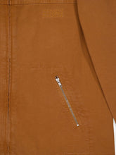 MM6 Maison Margiela Tobacco Brown Cotton Zipped Sports Jacket