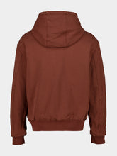 MM6 Maison Margiela Sand and Caramel Reversible Zip Hooded Sweatshirt