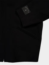 MM6 Maison Margiela Black Double-Faced Wool Zip Jacket