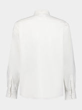 MM6 Maison Margiela White Zip-Detail Poplin Shirt
