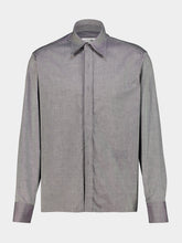 MM6 Maison Margiela Grey Cotton Poplin Shirt