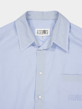 MM6 Maison Margiela Light Blue Cotton Poplin Shirt