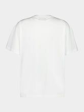 MM6 Maison Margiela White Cotton T-Shirt with Logo
