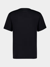 MM6 Maison Margiela Black Cotton T-Shirt with Logo