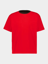 MM6 Maison Margiela Brown and Red Reversible Cotton T-Shirt
