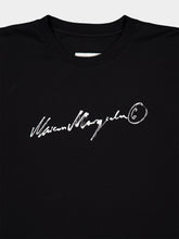 MM6 Maison Margiela Black Overdyed Script Jersey T-Shirt
