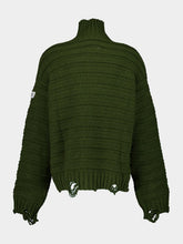 MM6 Maison Margiela Khaki Wool Turtleneck