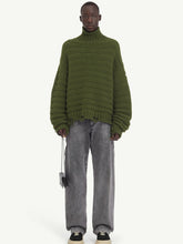 MM6 Maison Margiela Khaki Wool Turtleneck