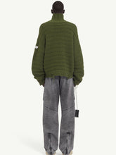 MM6 Maison Margiela Khaki Wool Turtleneck