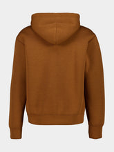 MM6 Maison Margiela Caramel Regular Fit Zip Hooded Sweatshirt