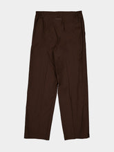 MM6 Maison Margiela Brown Wool Wide-Leg Pleated Trousers