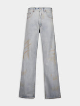 MM6 Maison Margiela Light Blue Distressed Denim Jeans