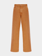 Caramel Brown Wide-Leg Trousers | PDP - Fashion Clinic