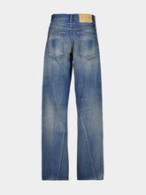 MM6 Maison Margiela Blue Wide-Leg Jeans
