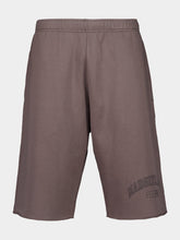 MM6 Maison Margiela Brown Cotton Casual Fit Shorts with Number Motif