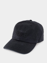 MM6 Maison Margiela Black Distressed Look Logo Cap