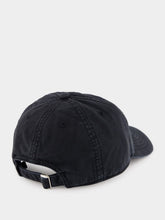 MM6 Maison Margiela Black Distressed Look Logo Cap