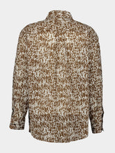 Lemaire Camouflage Print Cotton Shirt