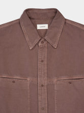 Lemaire Snow Mauve Denim Shirt
