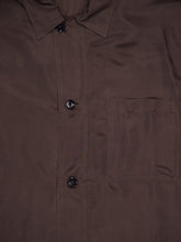Lemaire Espresso Silk Pyjama Shirt