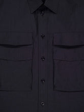 Lemaire Charcoal Utility Cotton Crepe Shirt