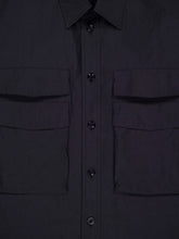 Lemaire Charcoal Utility Cotton Crepe Shirt