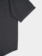Lemaire Carbon Blue Short Sleeve Denim Shirt