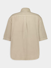 Lemaire Natural Beige Short Sleeve Denim Shirt