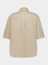 Lemaire Natural Beige Short Sleeve Denim Shirt